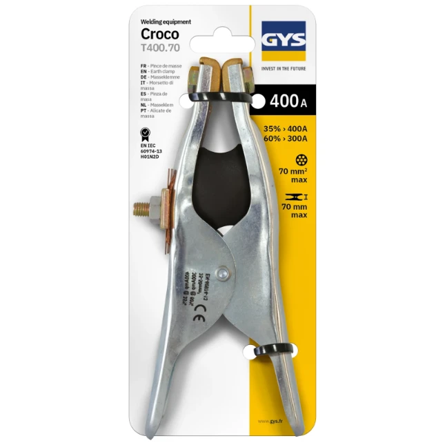 GYS Massaklem tot 300/400A (blisterverpakking)