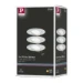 Paulmann LED-inbouwspot Base Coin bassisset 5W wit O90mm 3-spots