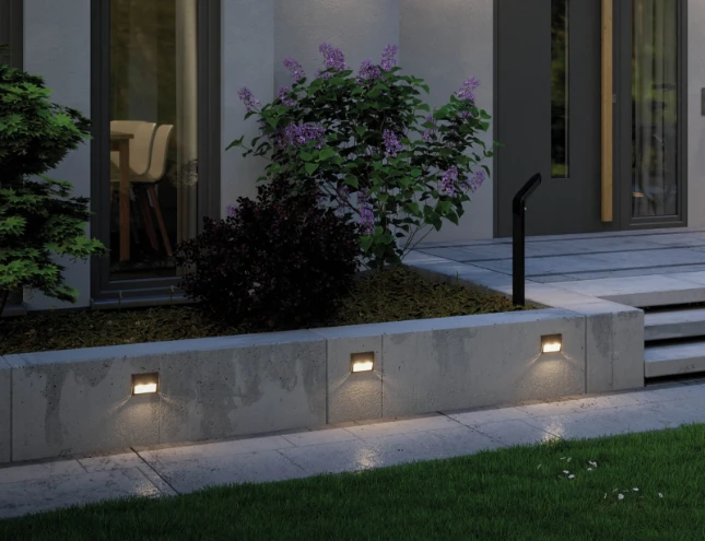 Paulmann Outdoor Solar LED-traplamp Dayton IP44 3000K antraciet