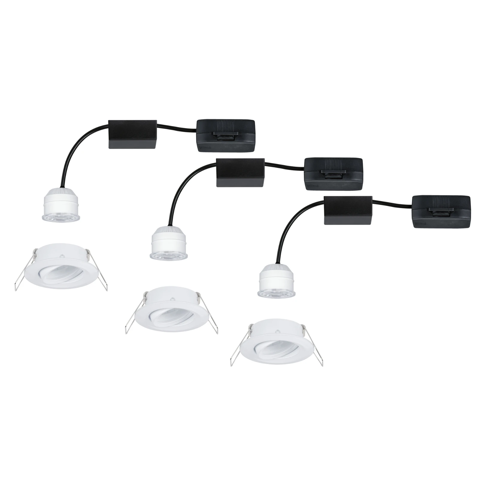 Paulmann LED-inbouwspot Nova mini O66 mm - 3-spots