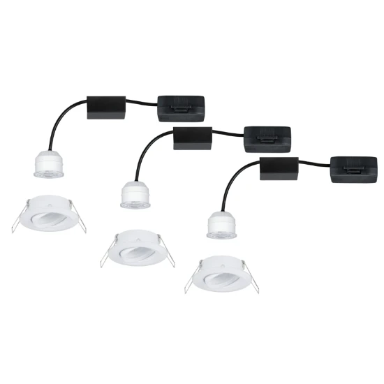 Paulmann LED-inbouwspot Nova mini O66 mm - 3-spots