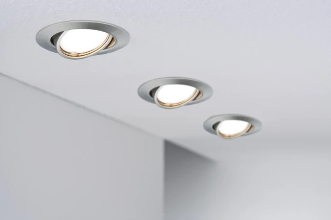 Paulmann LED-inbouwspot Base Coin bassiset 5W GU10 staal O90mm - 3-spots