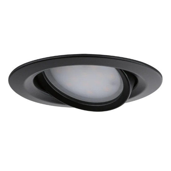 Paulmann LED-inbouwlamp Nova Plus Coin basisset IP65 6W zwart O93mm - 3-spots