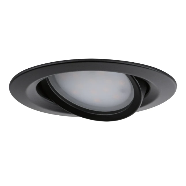 Paulmann LED-inbouwlamp Nova Plus Coin basisset IP65 6W zwart O93mm - 3-spots