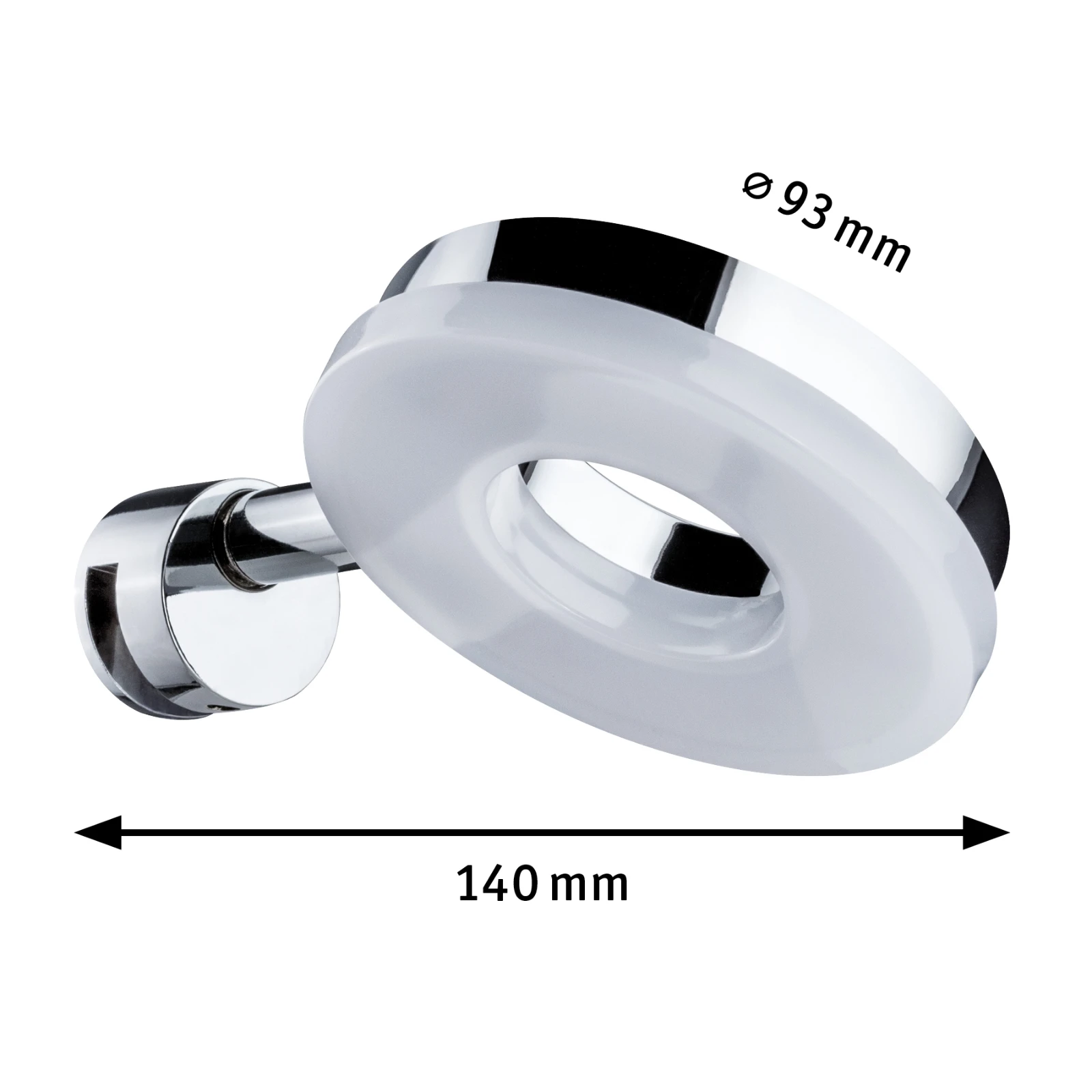 Paulmann LED-spiegellamp Becrux IP20 4W chroom