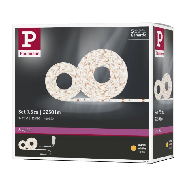 Paulmann SimpLED LED-strip Warm wit 20W 7,5m