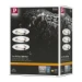 Paulmann LED-inbouwlamp Nova Plus Coin dim 3x6W Wit mat chroom