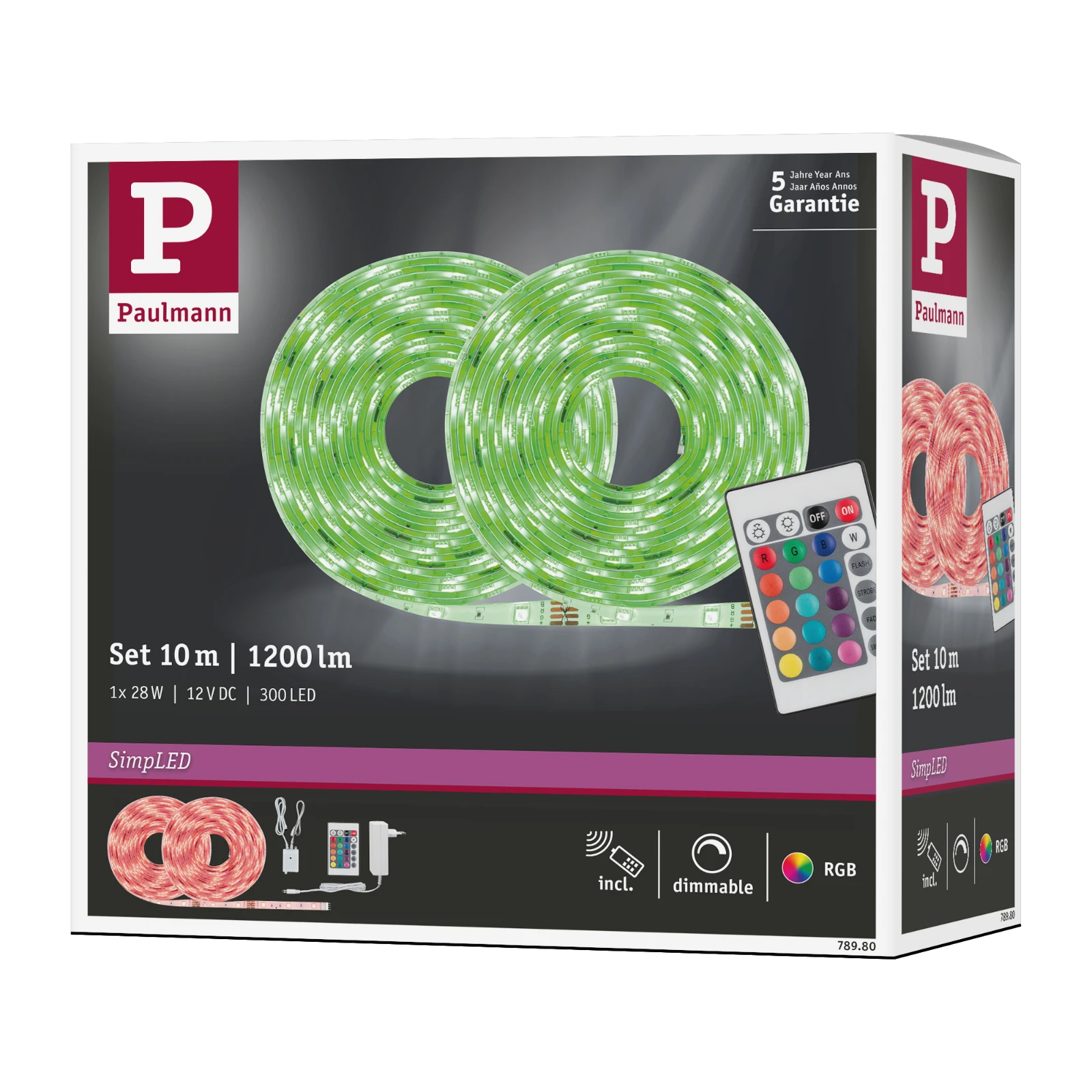Paulmann SimpLED LED-strip RGB 28W 10m