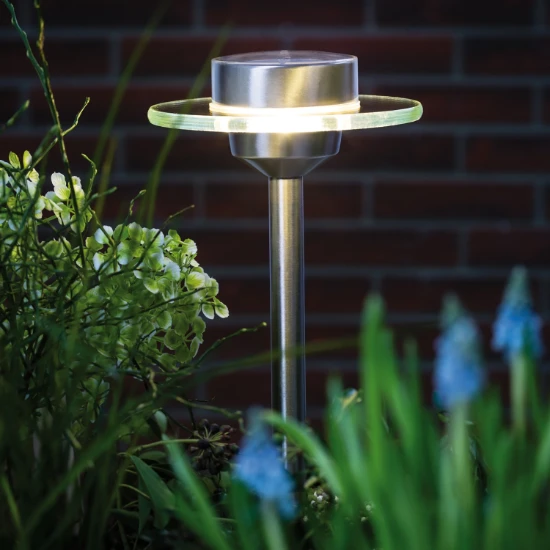 Paulmann Outdoor LED-tuinspies Ufo IP44 0,2W 3000K edelstaal