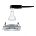 Paulmann LED-inbouwspot Nova 6,5W GU10 aluminium 84x84mm - 1-spot