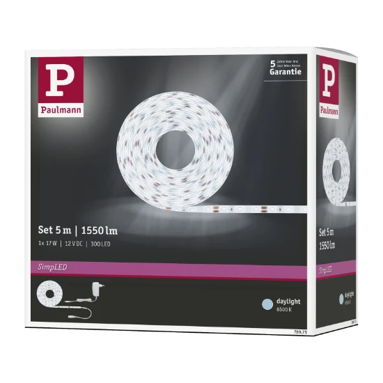 Paulmann SimpLED LED-strip Daglicht 17W 5m