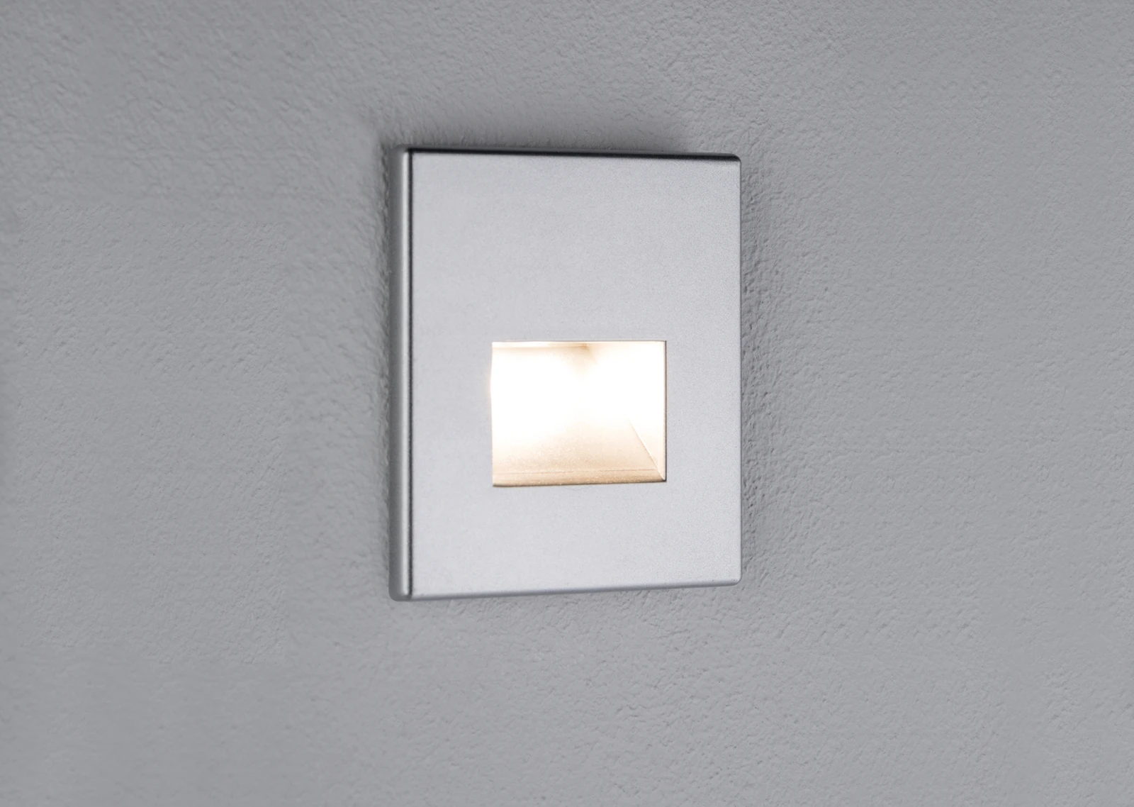 Paulmann LED-wandinbouwlamp Edge Quadro 1,1W chroom