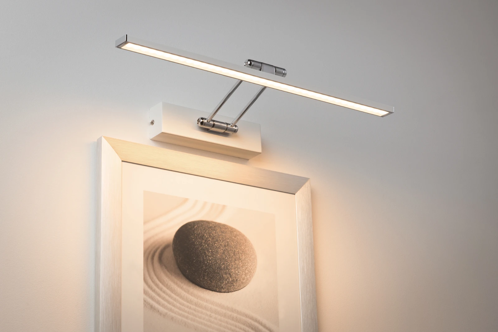 Paulmann LED-schilderij Galeria Beam 450mm 7W 2700K wit/chroom