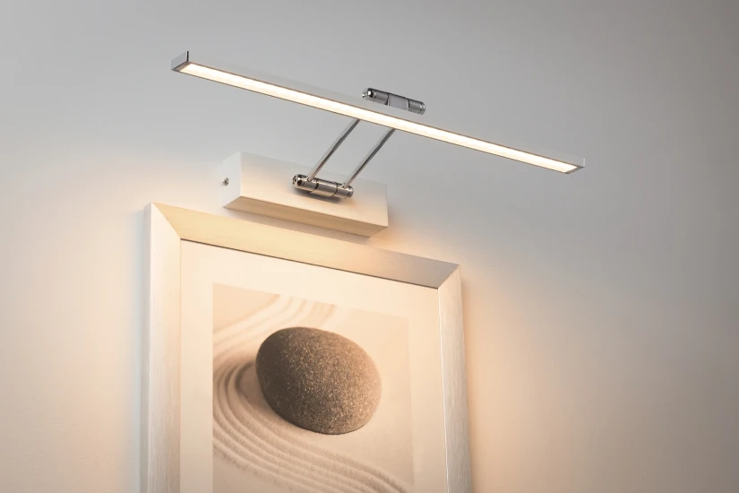 Paulmann LED-schilderij Galeria Beam 450mm 7W 2700K wit/chroom