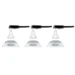 Paulmann LED-inbouwspot Nova 6,5W GU10 84x84mm wit - 3-spots