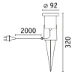 Paulmann Outdoor LED-tuinspot O92mm IP65 GU10 3,5W 3000K