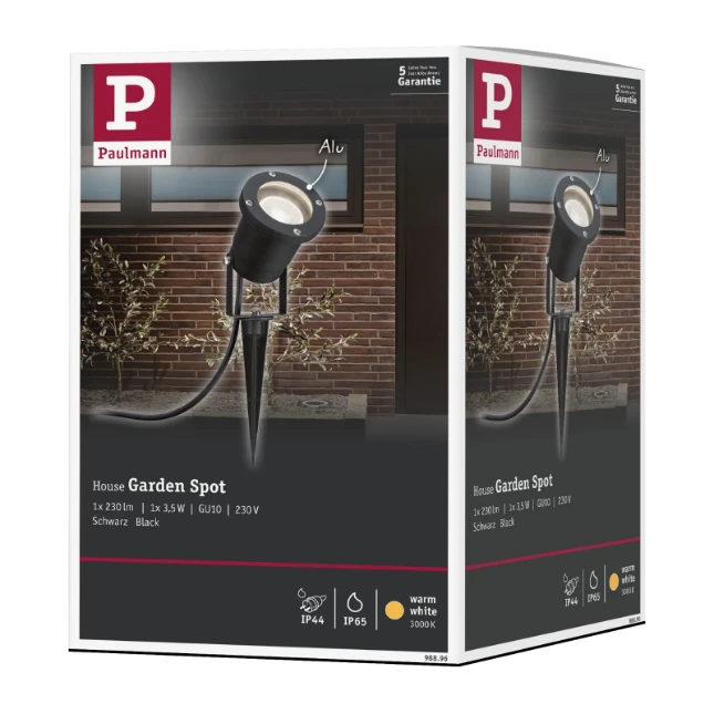 Paulmann Outdoor LED-tuinspot O92mm IP65 GU10 3,5W 3000K