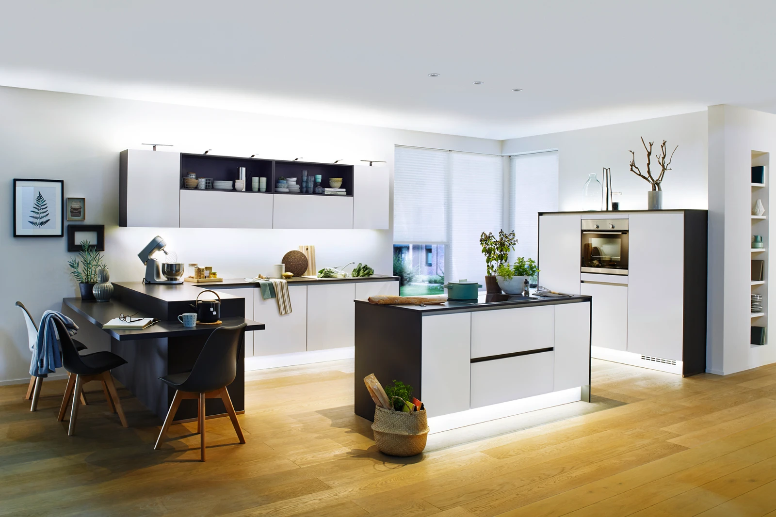 Paulmann LED-paneel Lunar 400x400mm 22W 3000K chroom