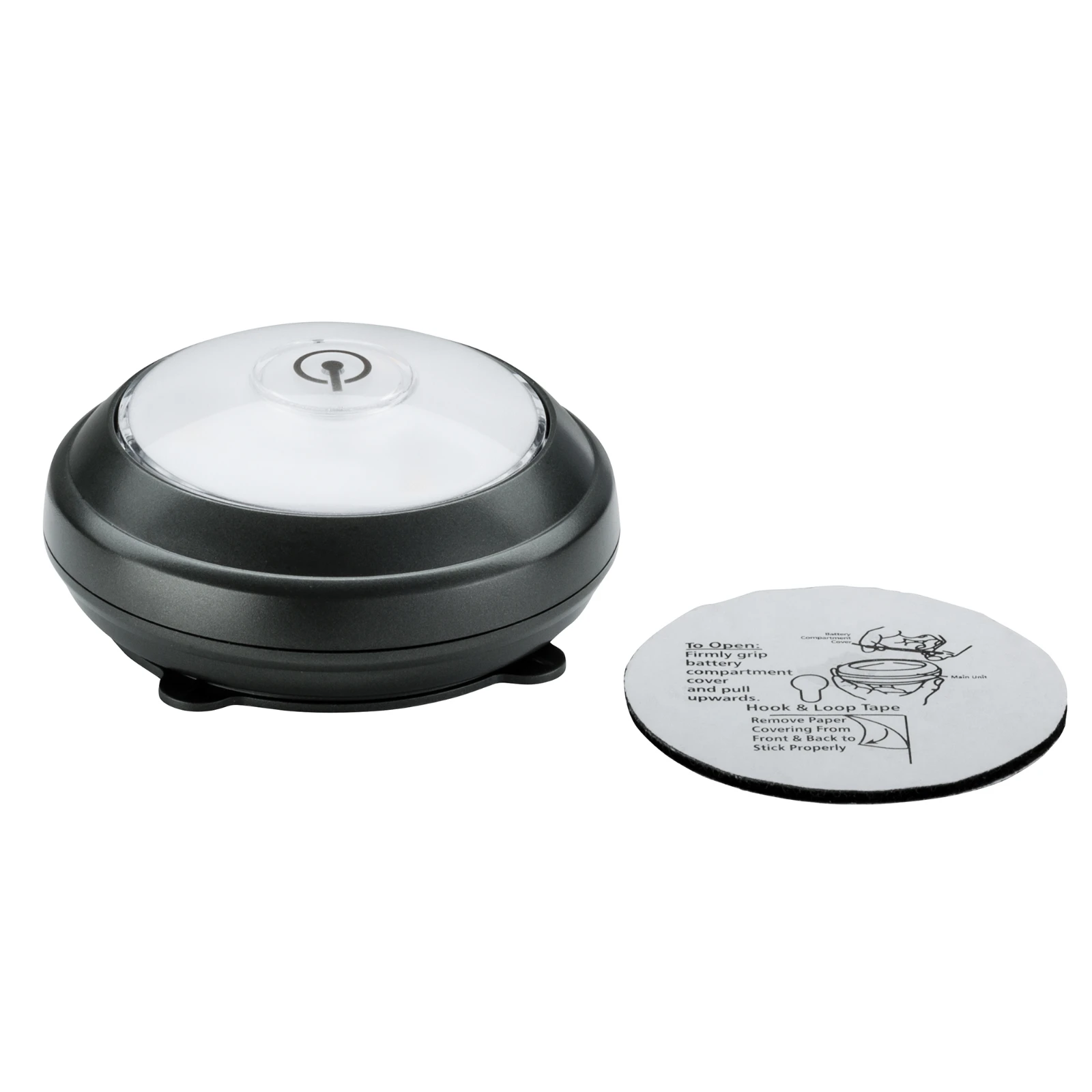 Paulmann LED-kastverlichting ButtonLED antraciet 3x1,5V AAA