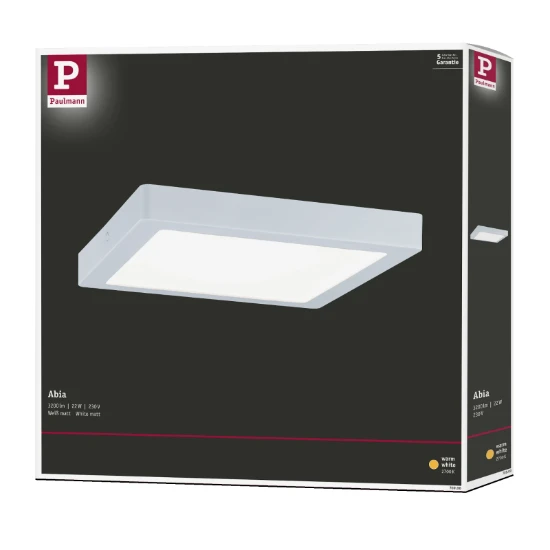 Paulmann LED-paneel Albia 300x300mm 22W 2700K wit
