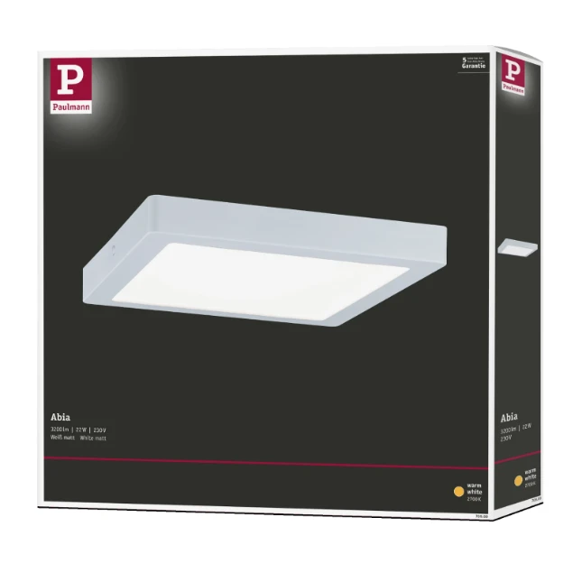 Paulmann LED-paneel Albia 300x300mm 22W 2700K wit