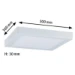 Paulmann LED-paneel Albia 300x300mm 22W 2700K wit