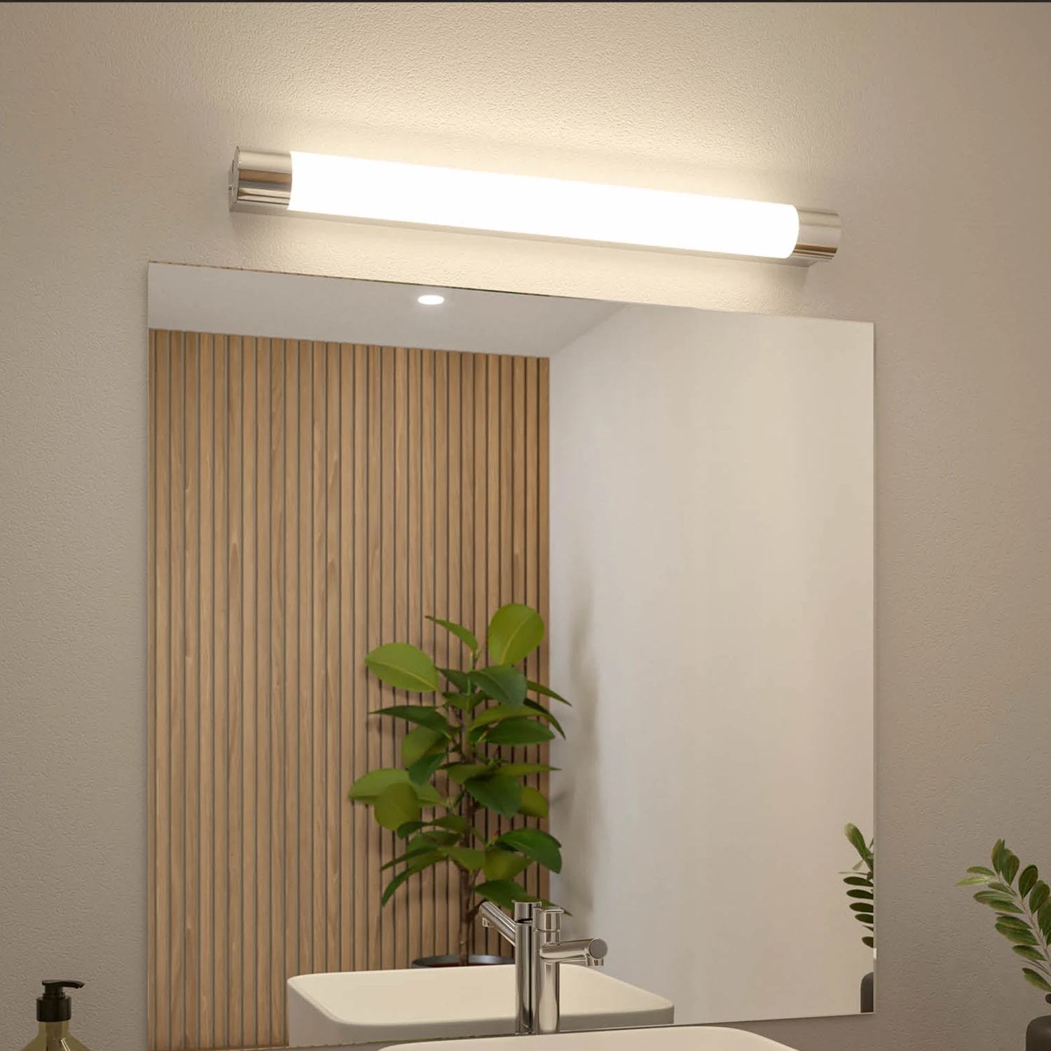 Paulmann LED-spiegellamp Orgon 440mm 7,5W chroom