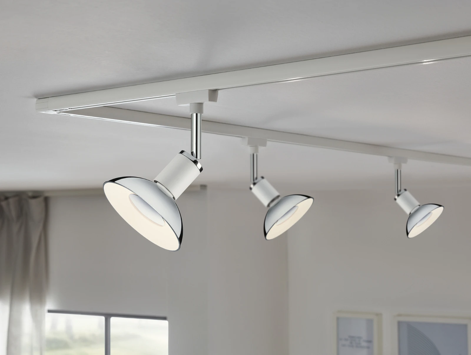 Paulmann URail Spot Pure II 10W GU10 dimbaar wit/chroom