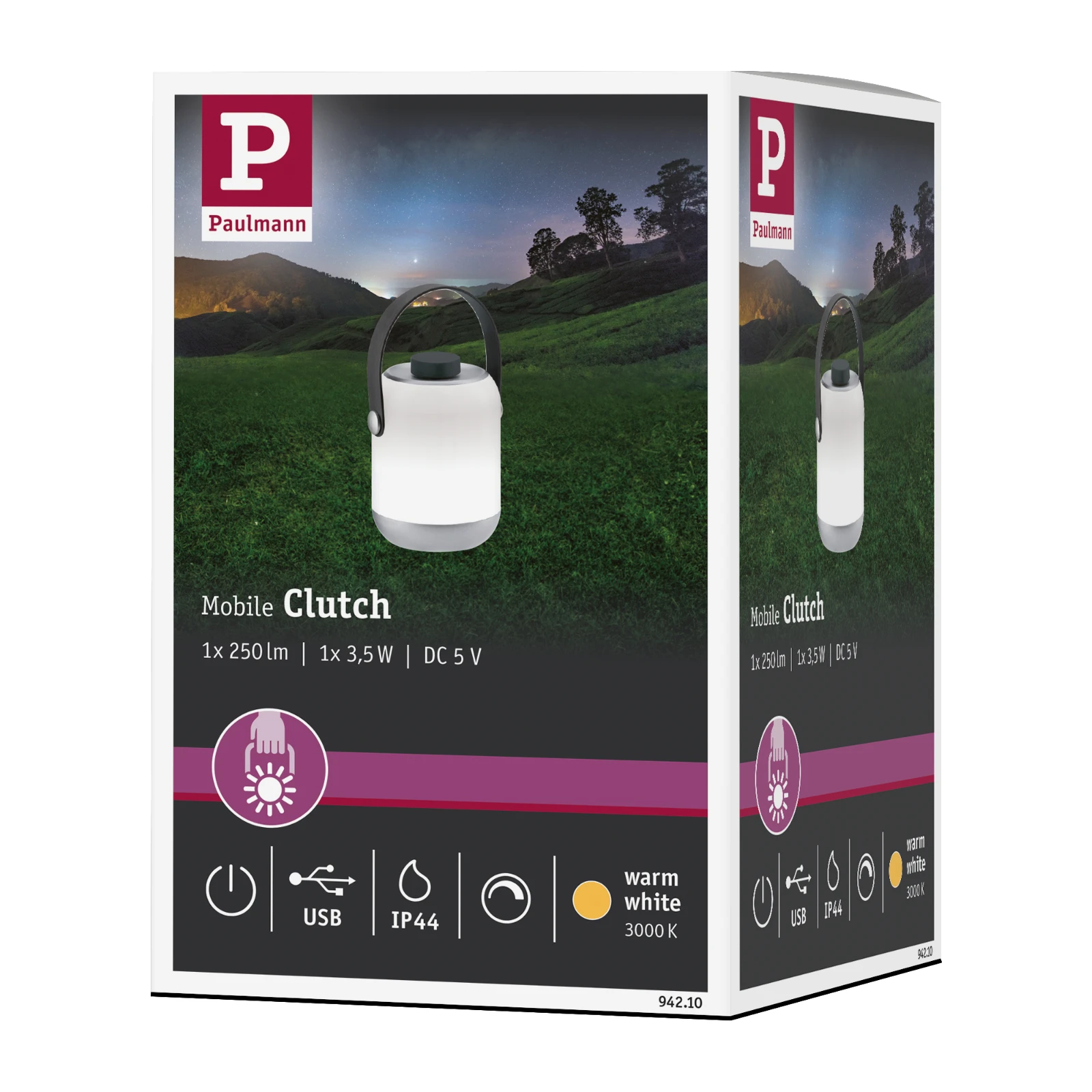 Paulmann Outdoor Tafellamp Clutch IP44 6W dimbaar