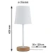 Paulmann Neordic LED-tafellamp Stellan 20W E27 wit