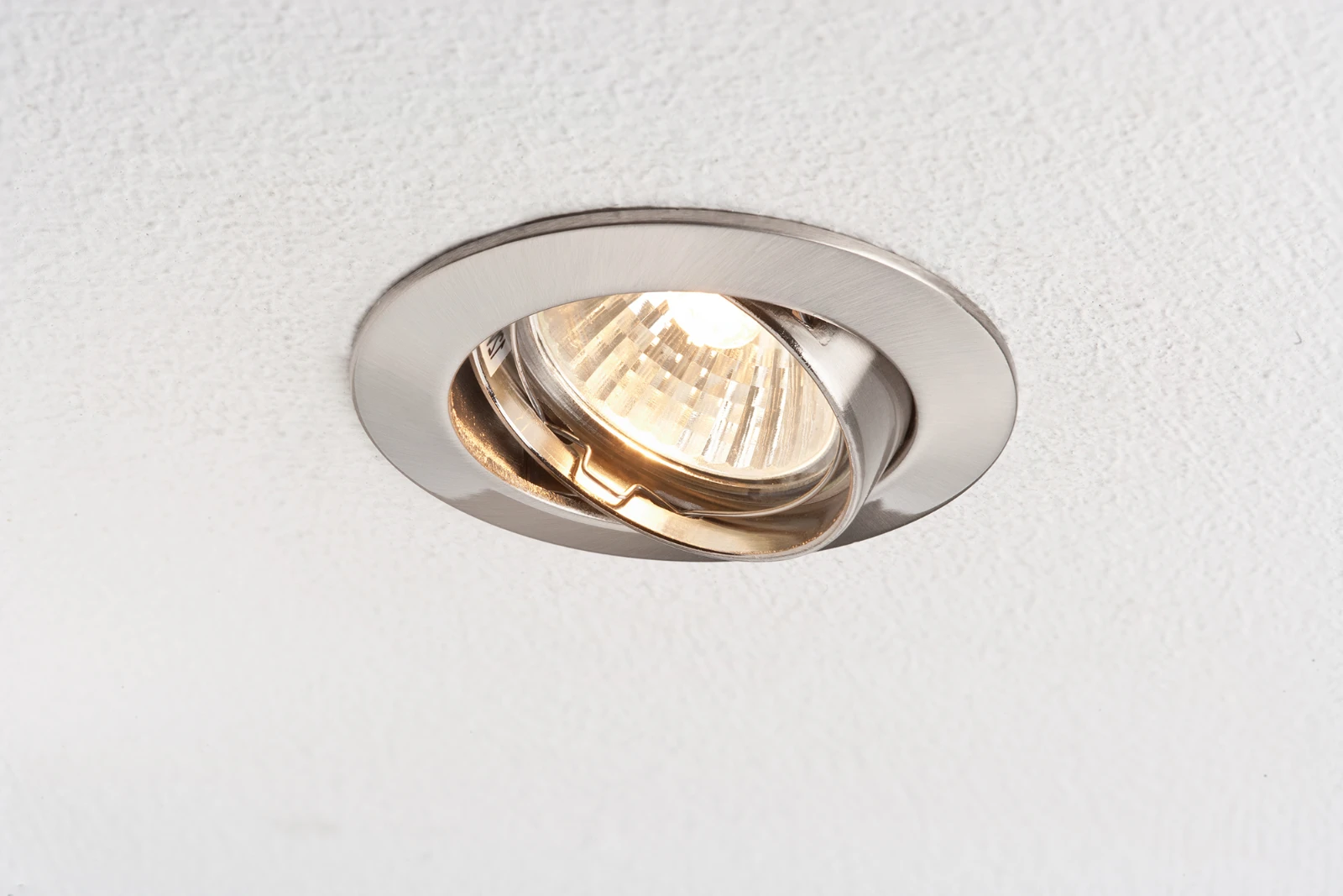 Paulmann Inbouwlamp Premium IP44 GX5,3 dimbaar staal O83mm - 1-spot