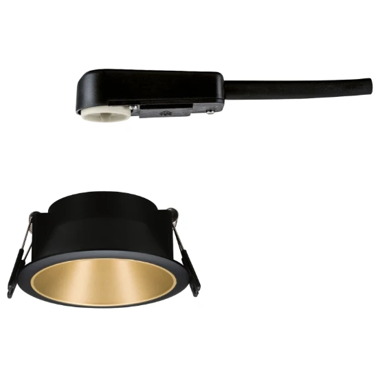 Paulmann LED-inbouwspot Cole 10W GU10 O88mm zwart/goud