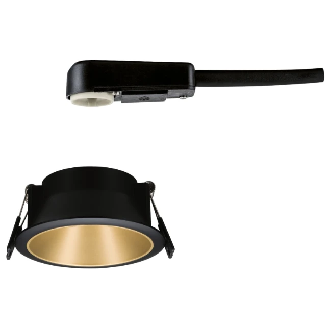 Paulmann LED-inbouwspot Cole 10W GU10 O88mm zwart/goud