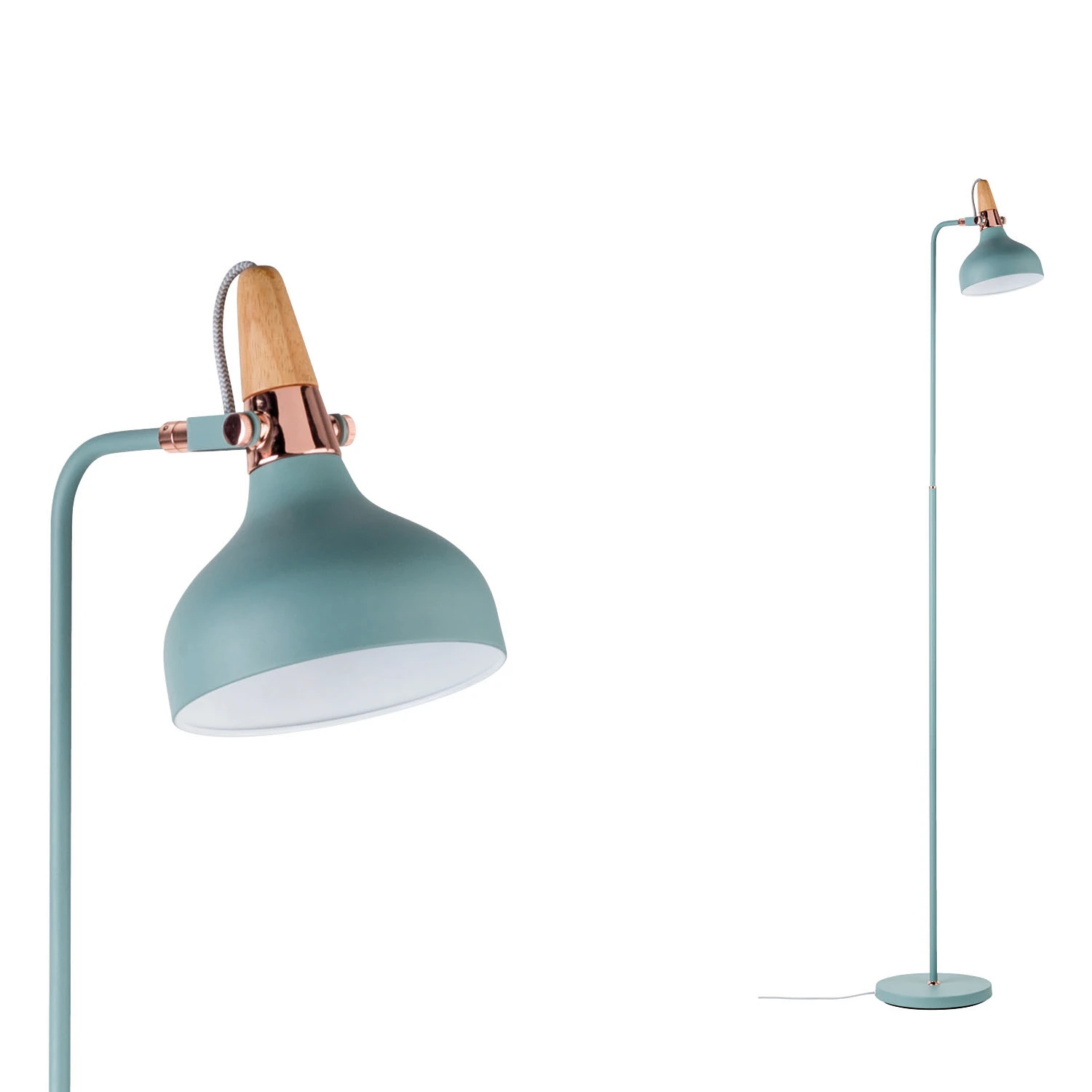 Paulmann Neordic Staande lamp Juna 20W E14 mint/koper