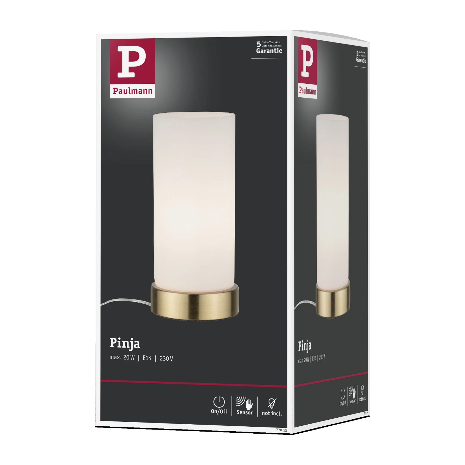 Paulmann LED-tafellamp Pinja 20W E14 chroom