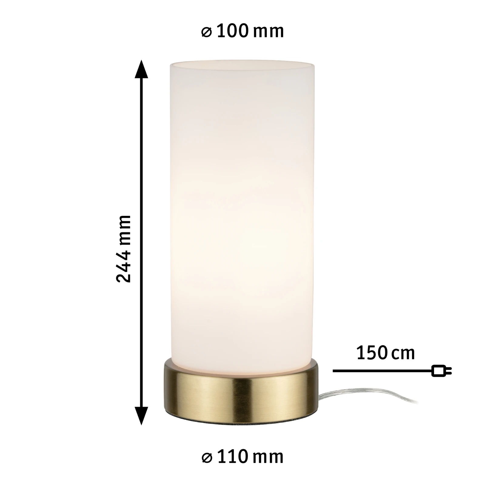 Paulmann LED-tafellamp Pinja 20W E14 chroom