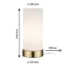 Paulmann LED-tafellamp Pinja 20W E14 chroom
