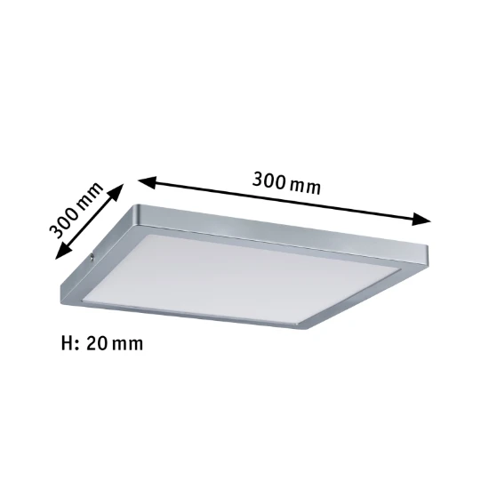 Paulmann LED-paneel Atria 300mm 20W 4000K chroom