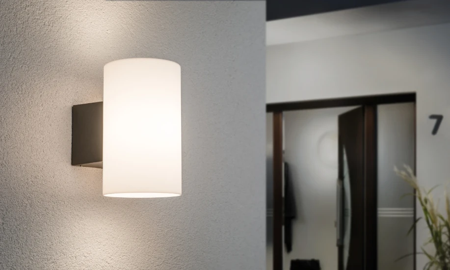 Paulmann Buitenwandlamp Tube kunststof - antraciet
