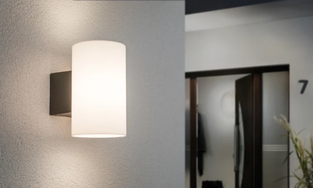 Paulmann Buitenwandlamp Tube kunststof - antraciet