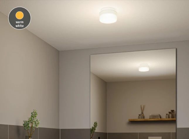 Paulmann LED-plafondlamp Maro IP44  6,8W wit