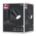 Paulmann Spotlight Zyli IP44 10W GU10 dimbaar zwart- 1-spot