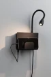 Paulmann LED wandleeslamp Halina USB-C zwart