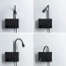 Paulmann LED wandleeslamp Halina USB-C zwart