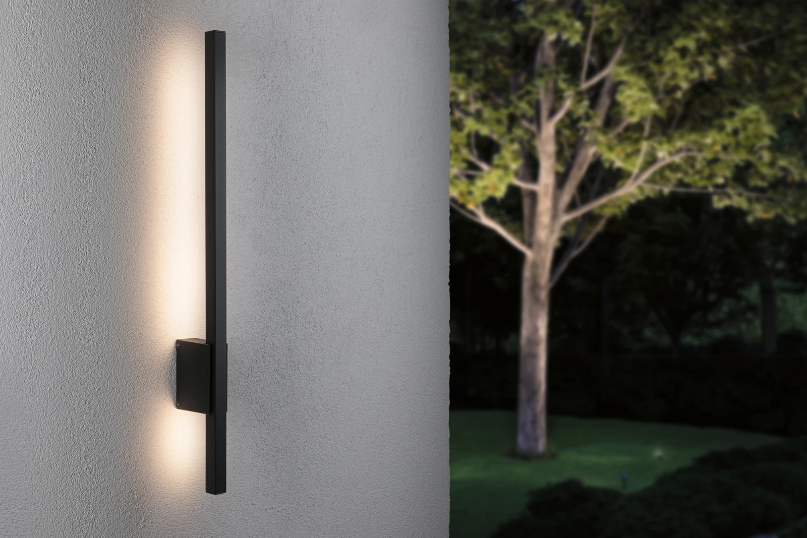 Paulmann LED-wandarmatuur Stan IP44 3000K 800mm antraciet