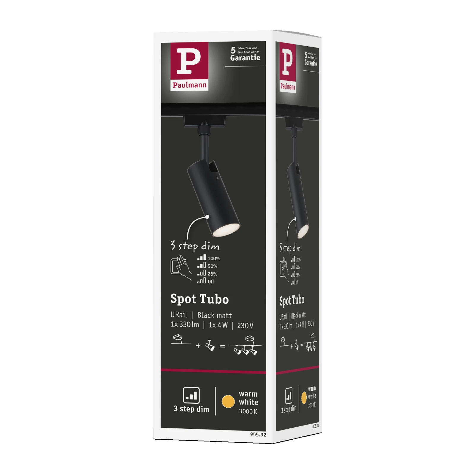 Paulmann LED-spot Tubo 4W 3000K dimbaar