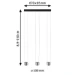 Paulmann LED-hanglamp Aldan 3 x9W aluminium dimbaar