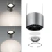 Paulmann LED-hanglamp Aldan 3 x9W aluminium dimbaar