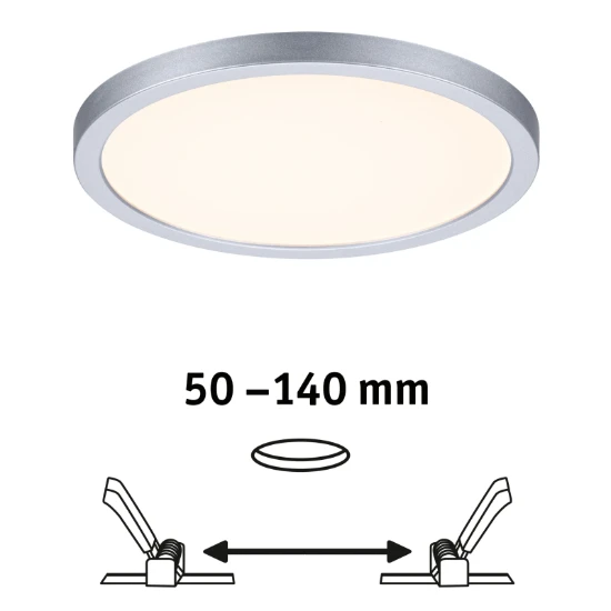 Paulmann LED-inbouwpaneel Areo VariFit IP44 13W dimbaar
