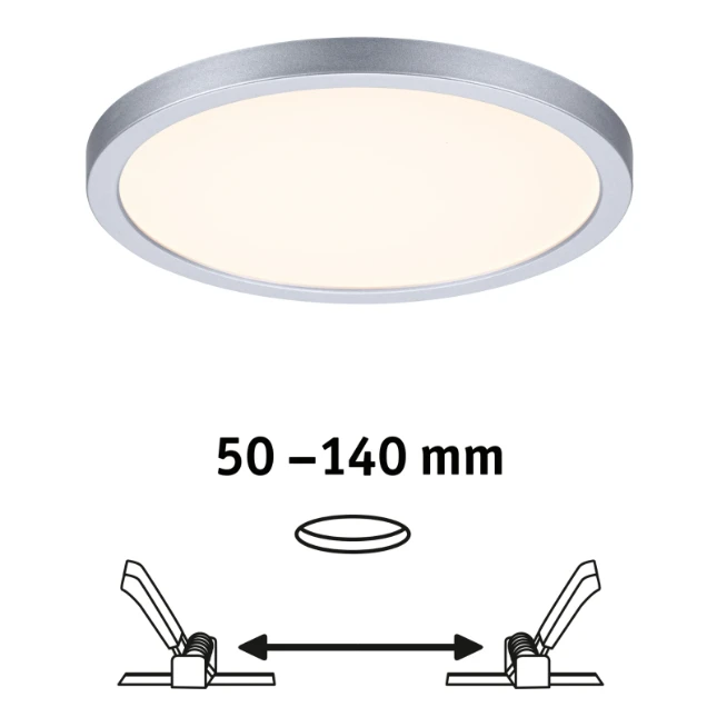 Paulmann LED-inbouwpaneel Areo VariFit IP44 13W dimbaar